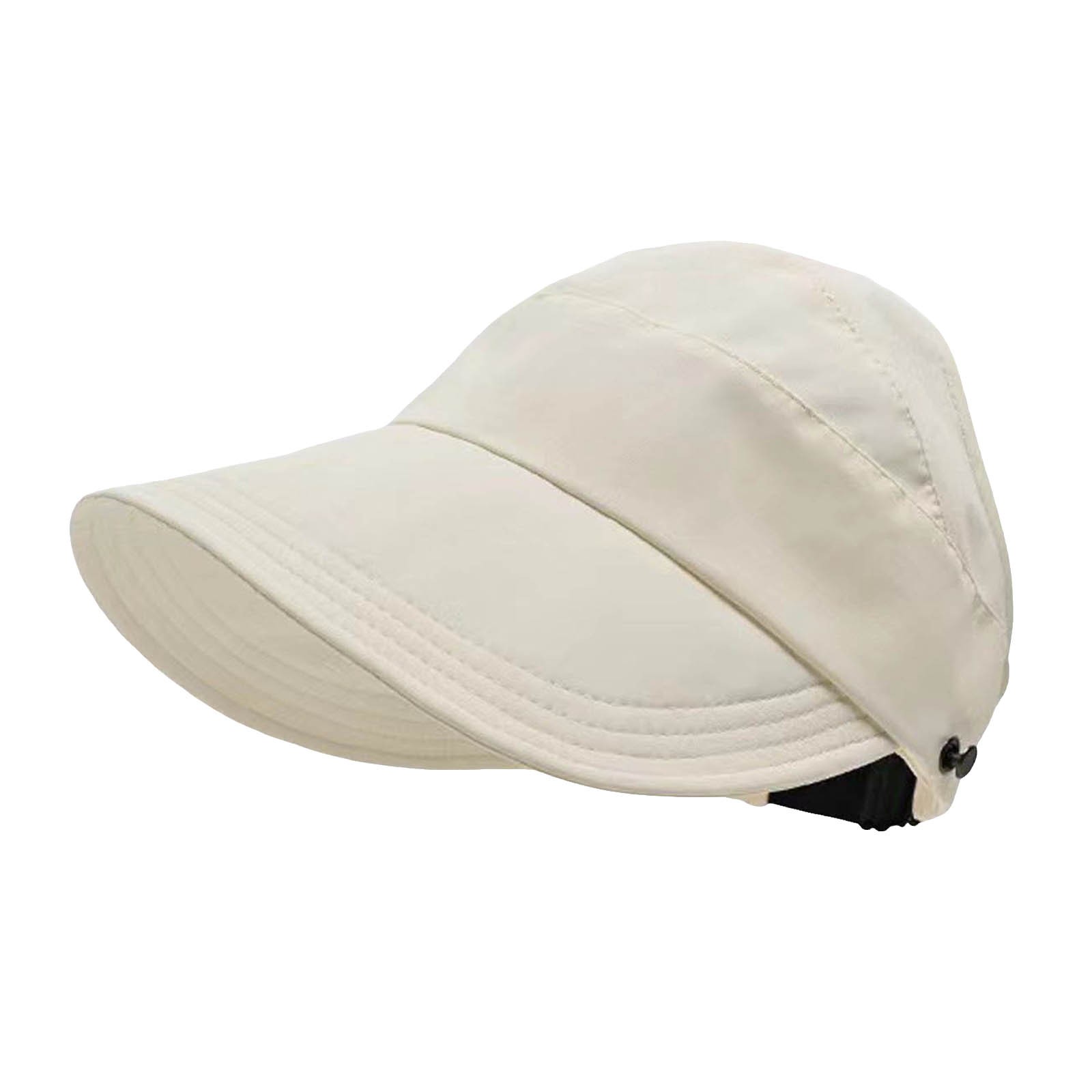 thumbnail image 5 of Sombrero de sol con lazo para mujer - Diseño sin copa, poliéster, protección UV, talla única (56-59 cm), 5 of 5